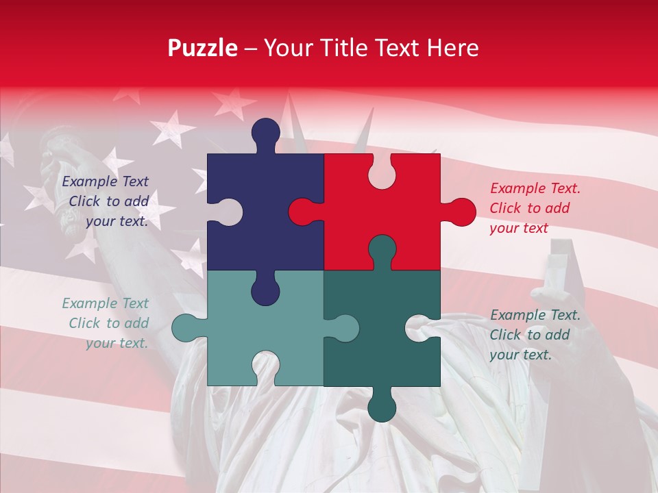 Flambeau Fanion Monument PowerPoint Template