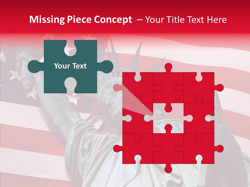 Flambeau Fanion Monument PowerPoint Template