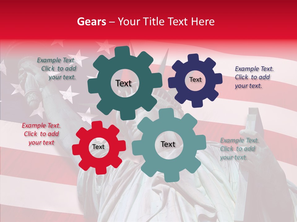 Flambeau Fanion Monument PowerPoint Template