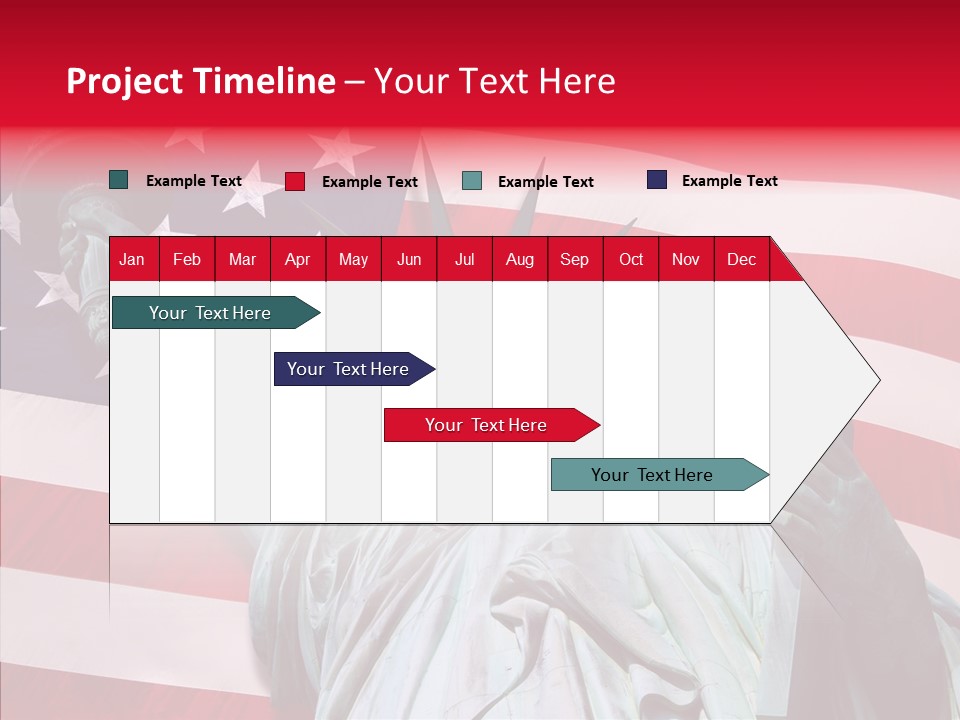 Flambeau Fanion Monument PowerPoint Template
