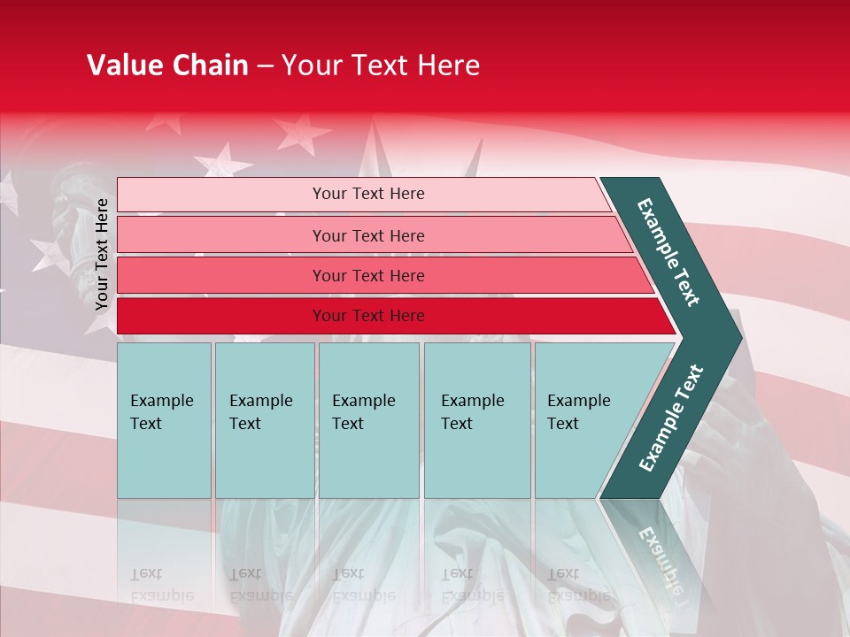 Flambeau Fanion Monument PowerPoint Template