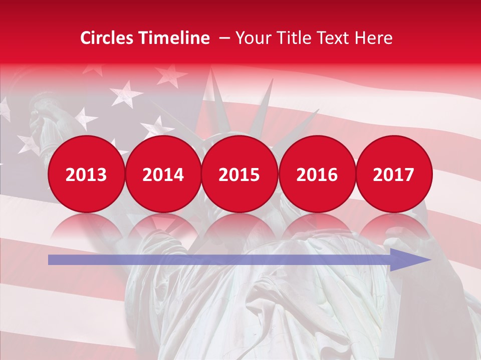 Flambeau Fanion Monument PowerPoint Template