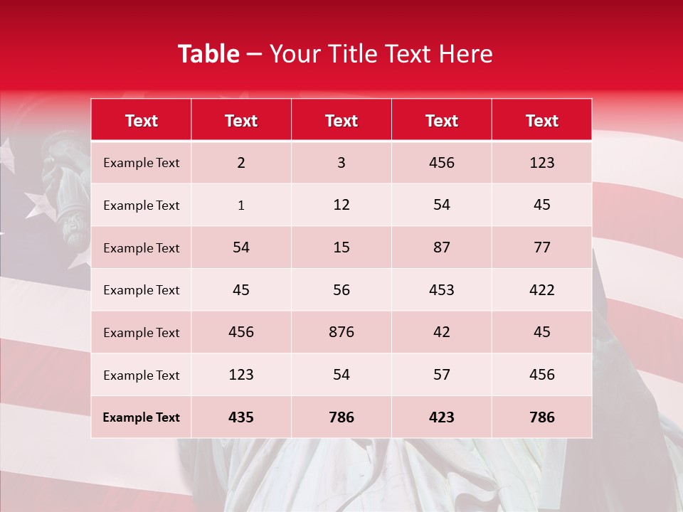 Flambeau Fanion Monument PowerPoint Template