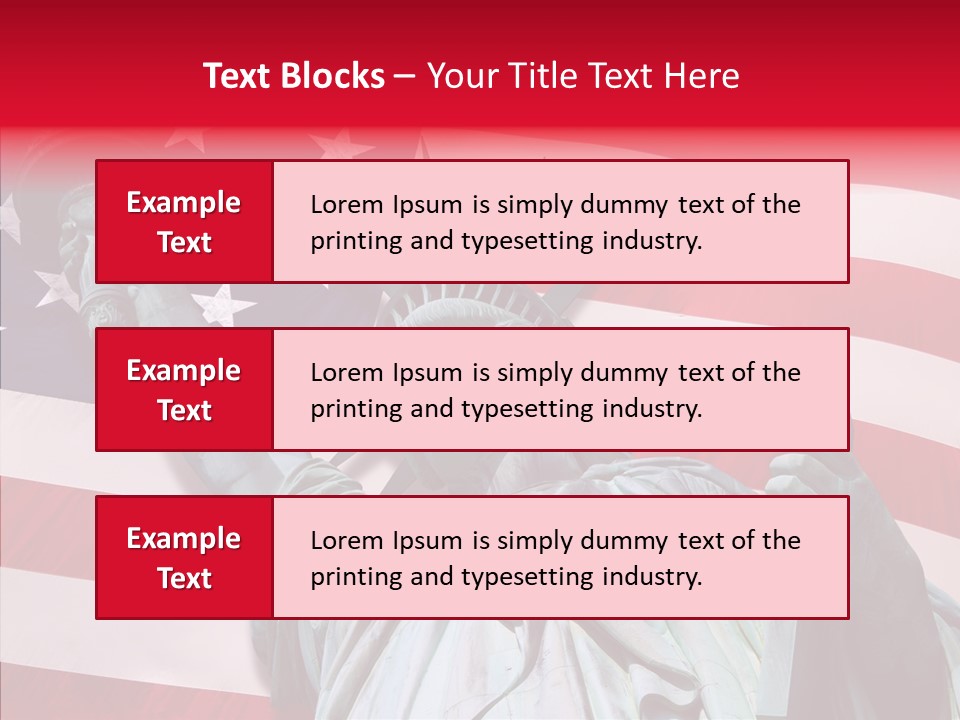 Flambeau Fanion Monument PowerPoint Template