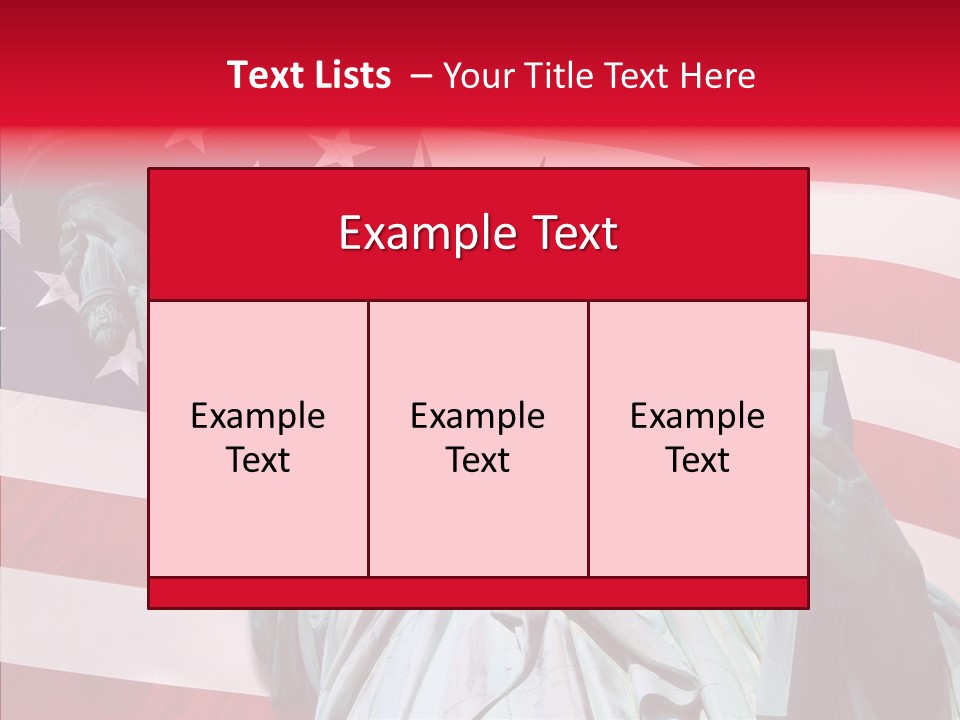 Flambeau Fanion Monument PowerPoint Template