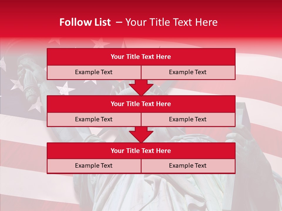 Flambeau Fanion Monument PowerPoint Template