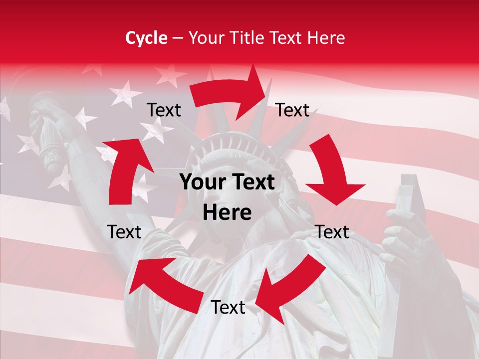 Flambeau Fanion Monument PowerPoint Template