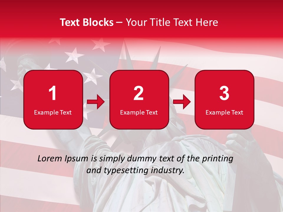 Flambeau Fanion Monument PowerPoint Template