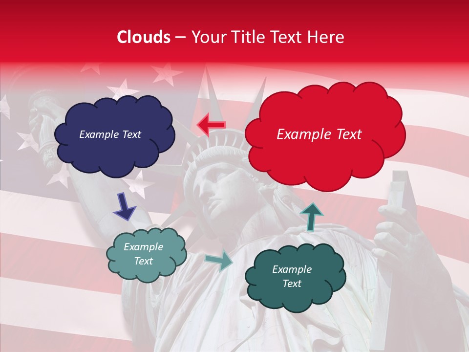 Flambeau Fanion Monument PowerPoint Template