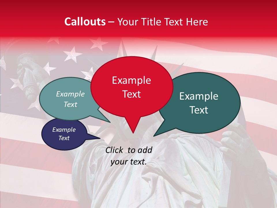 Flambeau Fanion Monument PowerPoint Template