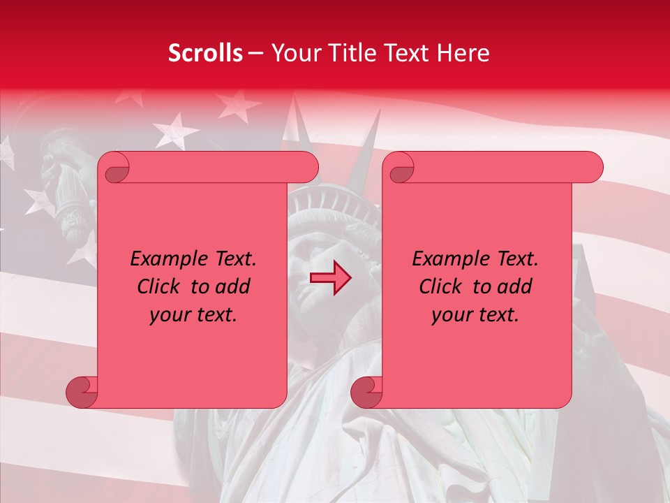 Flambeau Fanion Monument PowerPoint Template