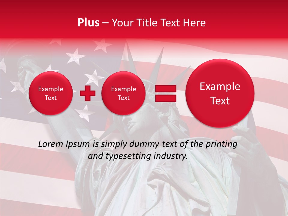 Flambeau Fanion Monument PowerPoint Template