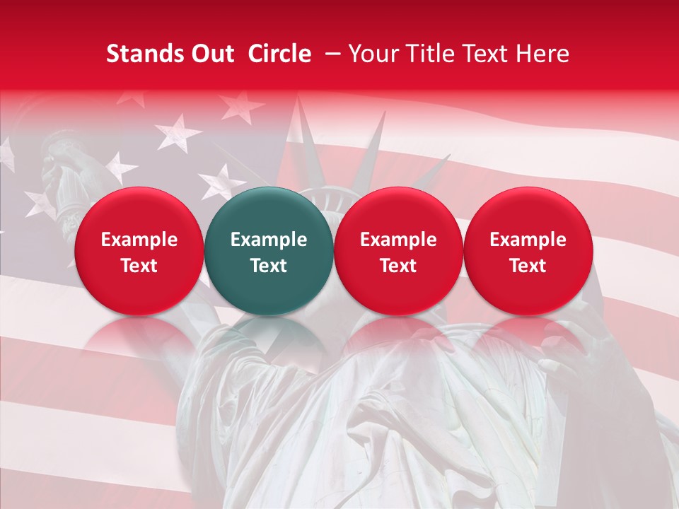 Flambeau Fanion Monument PowerPoint Template