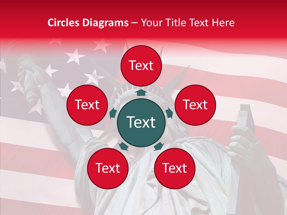 Flambeau Fanion Monument PowerPoint Template