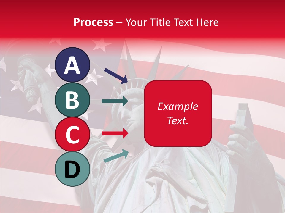 Flambeau Fanion Monument PowerPoint Template