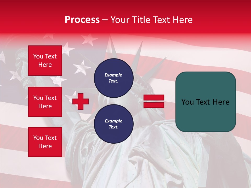 Flambeau Fanion Monument PowerPoint Template