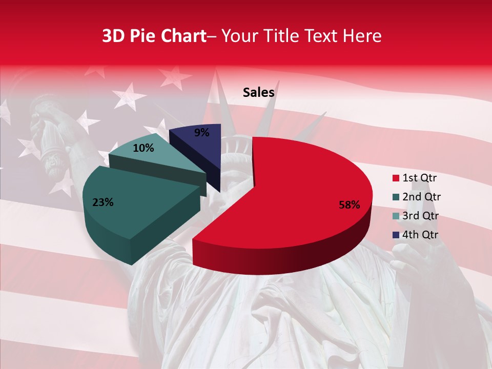 Flambeau Fanion Monument PowerPoint Template
