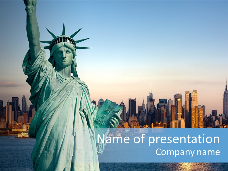 Moderne York Building PowerPoint Template