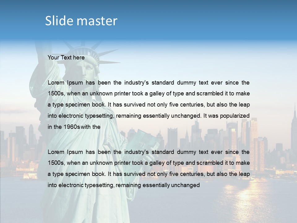 Moderne York Building PowerPoint Template