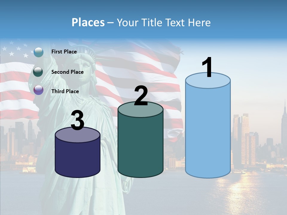 Libert Couronne Femme PowerPoint Template