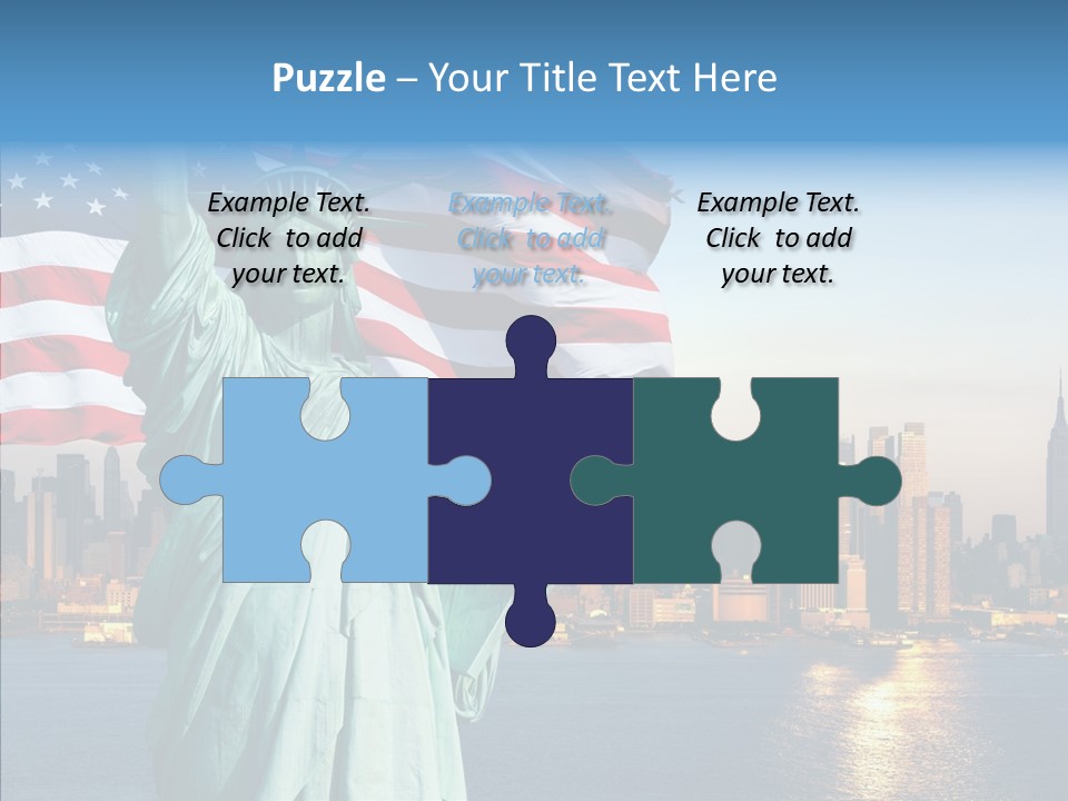 Libert Couronne Femme PowerPoint Template