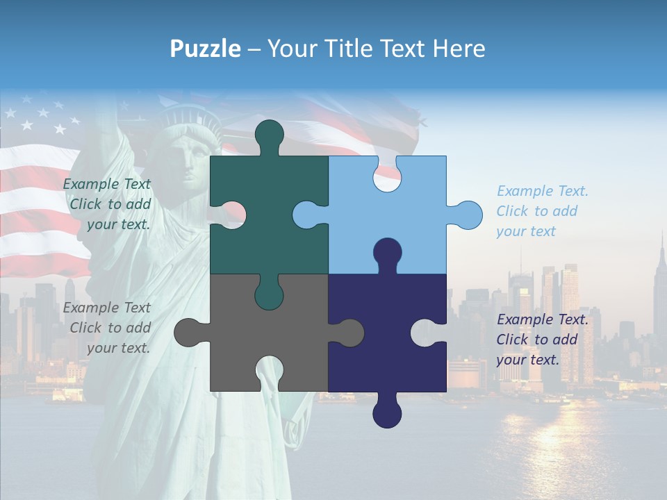 Libert Couronne Femme PowerPoint Template