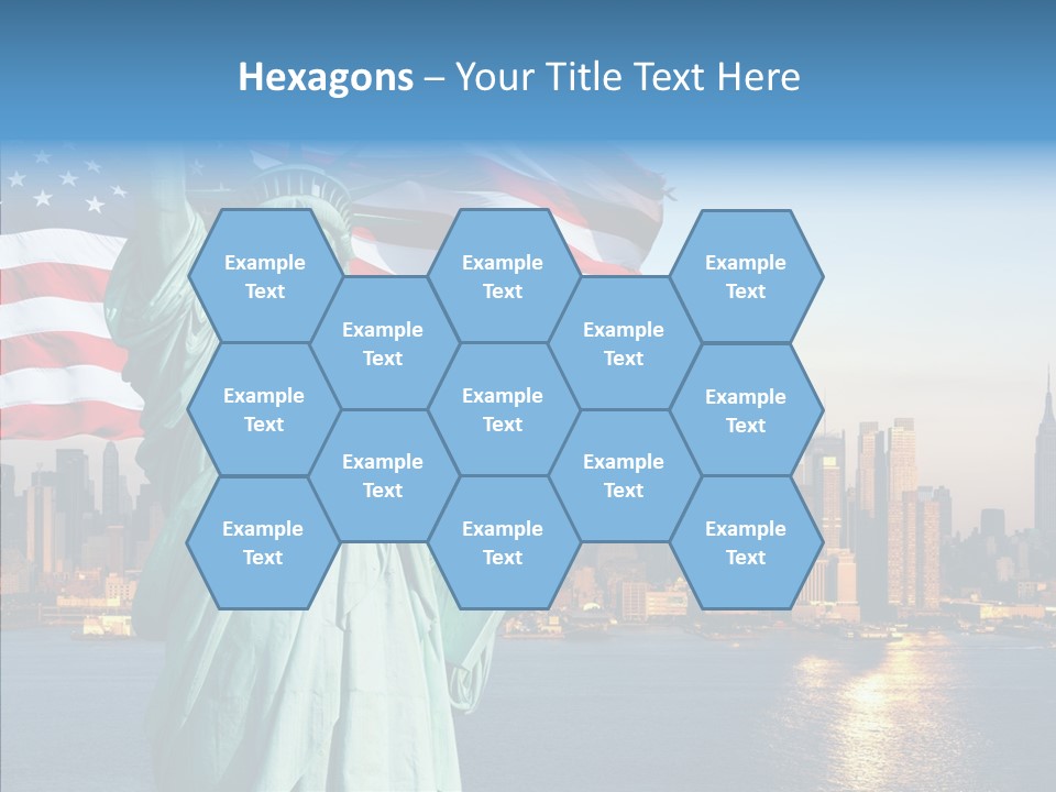 Libert Couronne Femme PowerPoint Template