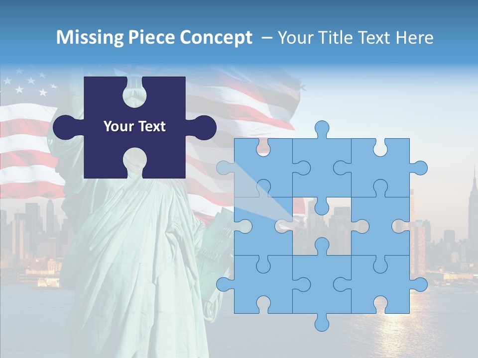 Libert Couronne Femme PowerPoint Template