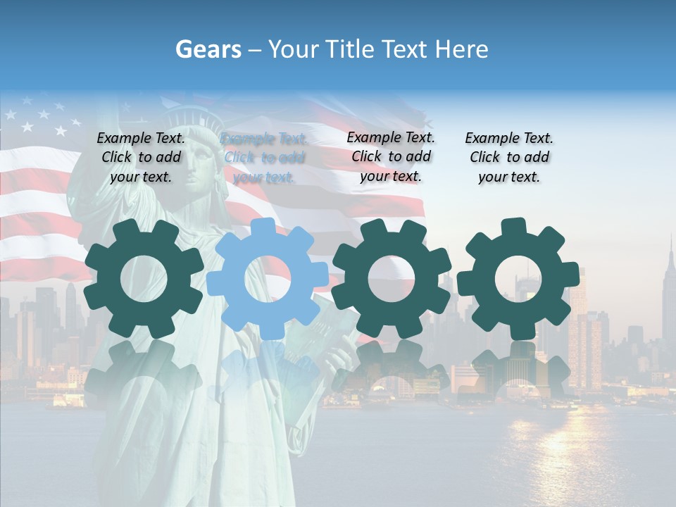 Libert Couronne Femme PowerPoint Template