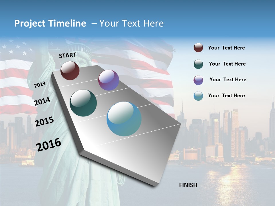 Libert Couronne Femme PowerPoint Template