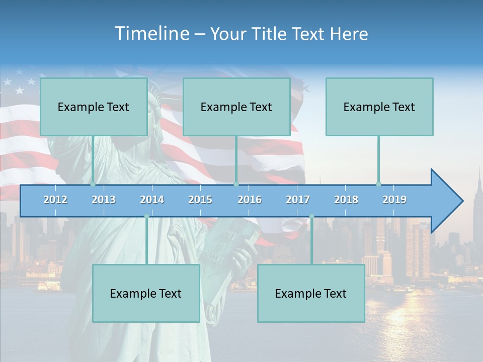 Libert Couronne Femme PowerPoint Template
