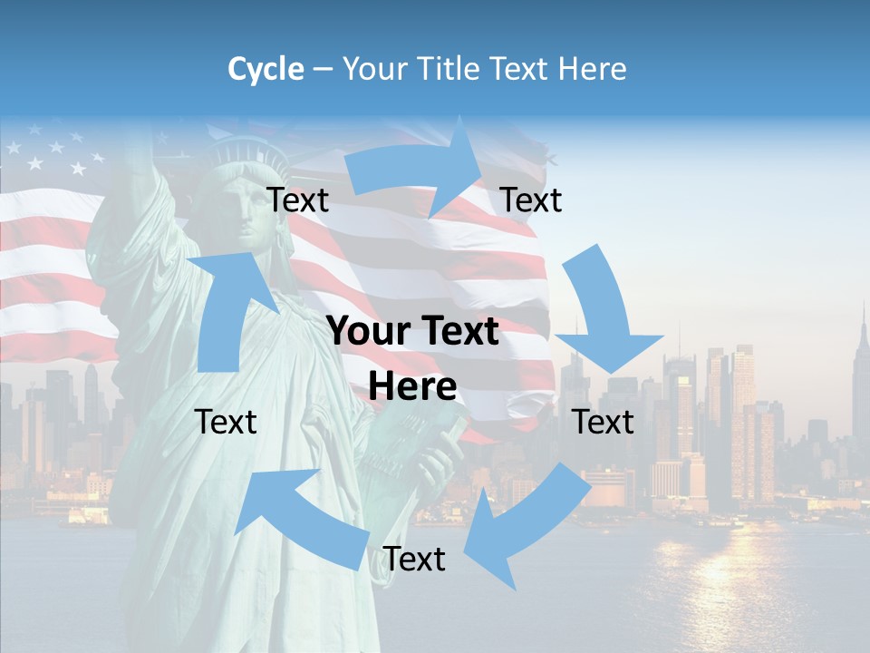 Libert Couronne Femme PowerPoint Template