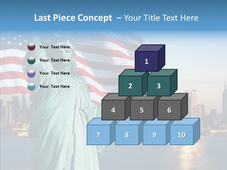 Libert Couronne Femme PowerPoint Template