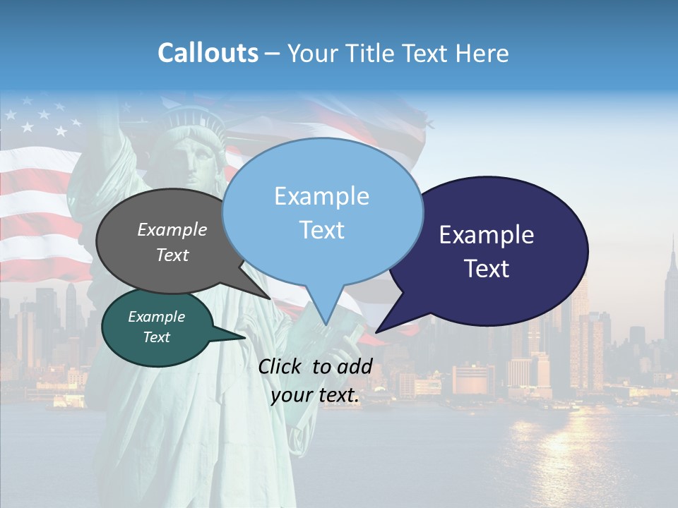 Libert Couronne Femme PowerPoint Template