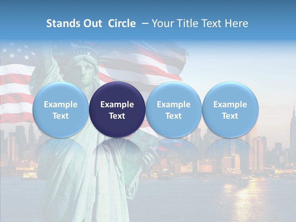 Libert Couronne Femme PowerPoint Template