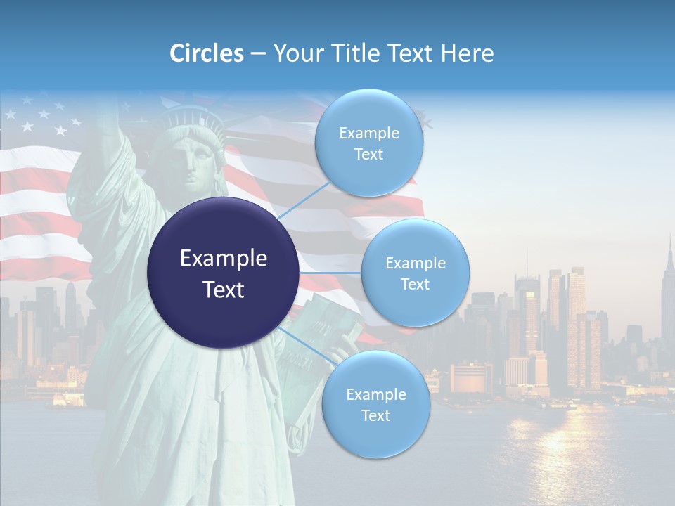 Libert Couronne Femme PowerPoint Template