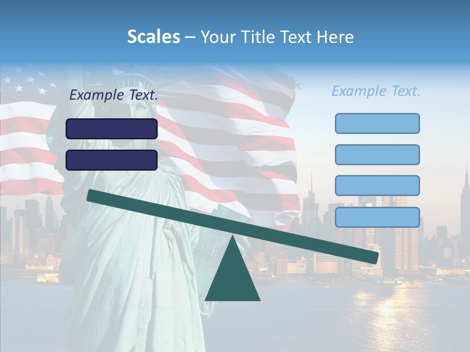 Libert Couronne Femme PowerPoint Template