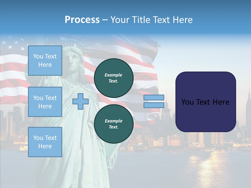 Libert Couronne Femme PowerPoint Template