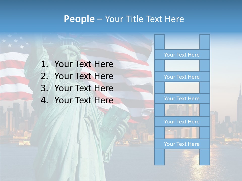 Libert Couronne Femme PowerPoint Template