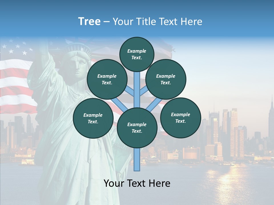 Libert Couronne Femme PowerPoint Template