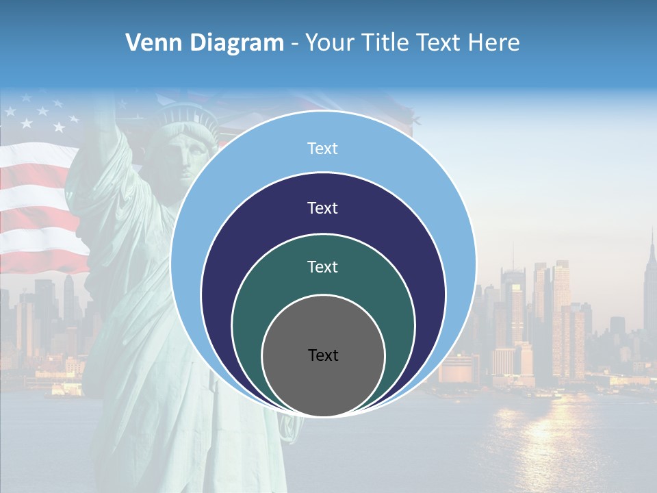 Libert Couronne Femme PowerPoint Template