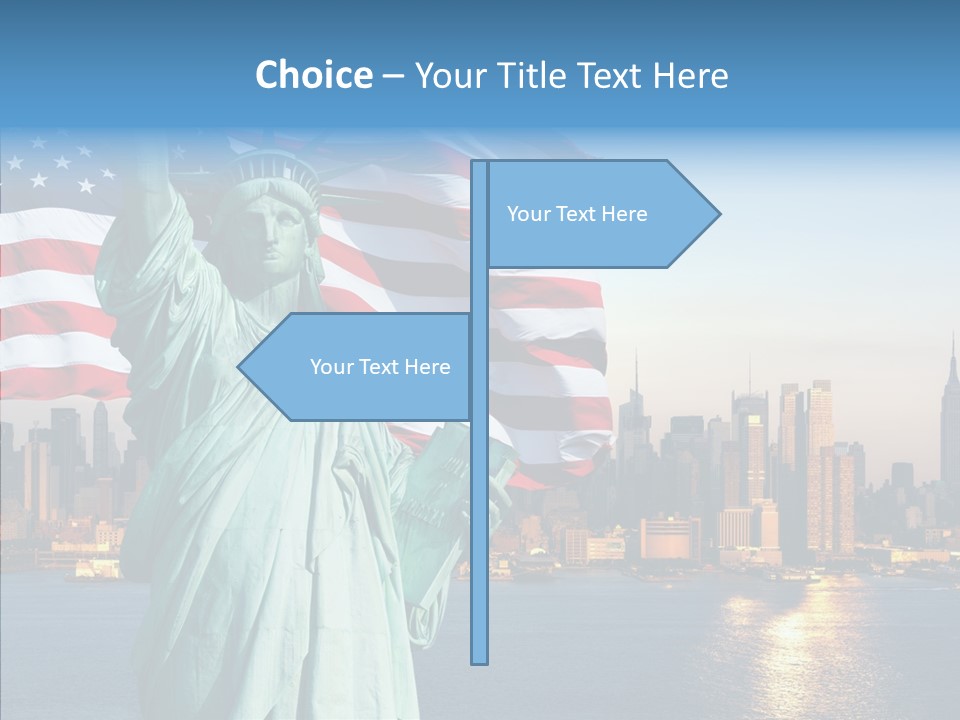 Libert Couronne Femme PowerPoint Template