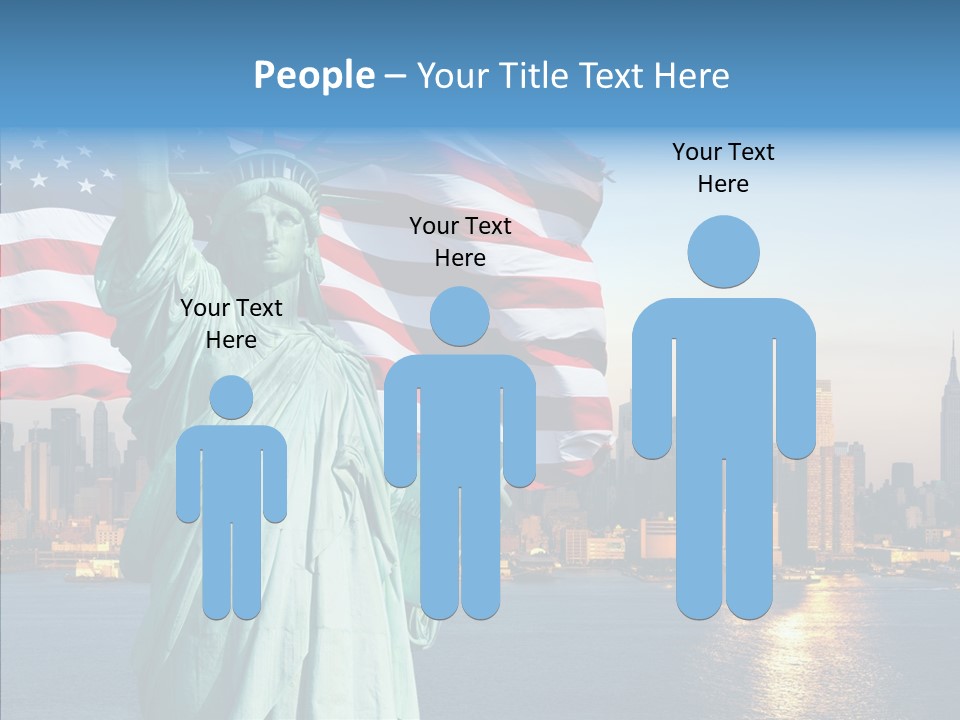 Libert Couronne Femme PowerPoint Template