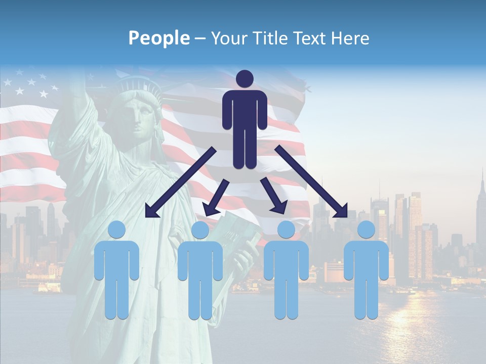 Libert Couronne Femme PowerPoint Template