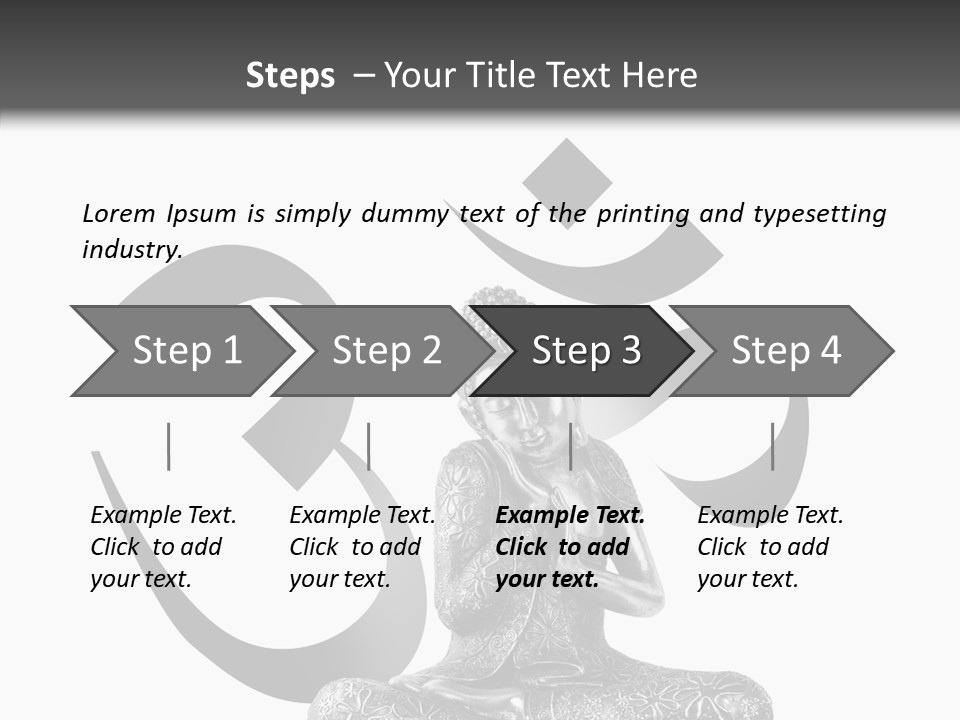 Asie Paix Bouddha PowerPoint Template
