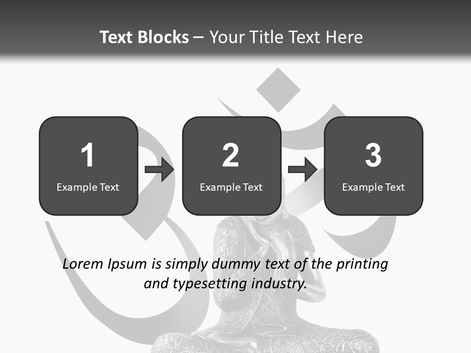 Asie Paix Bouddha PowerPoint Template