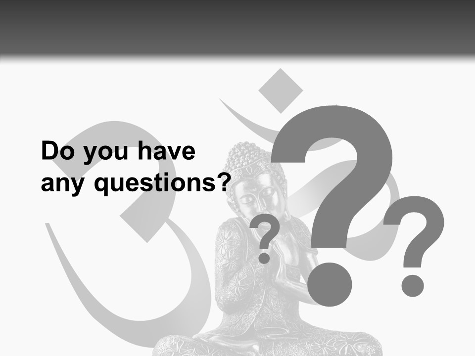 Asie Paix Bouddha PowerPoint Template