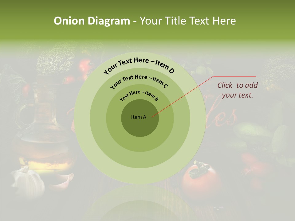 Vegetable Natural Collage PowerPoint Template