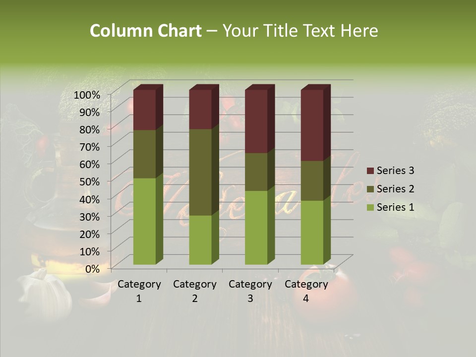 Vegetable Natural Collage PowerPoint Template