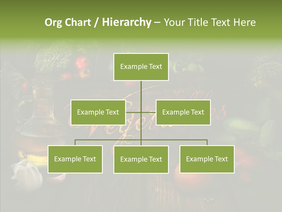 Vegetable Natural Collage PowerPoint Template